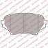 Комплект тормозных колодок, дисковый механизм Delphi LP2026 (фото 1)