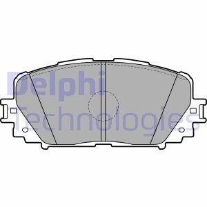 Комплект тормозных колодок, дисковый механизм Delphi LP2123