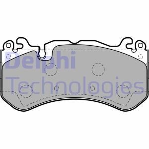 Гальмівні колодки дискові MERCEDES 204/219/230 AMG "F "08>> Delphi LP2149