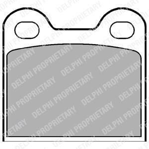 Комплект тормозных колодок, дисковый механизм Delphi LP21