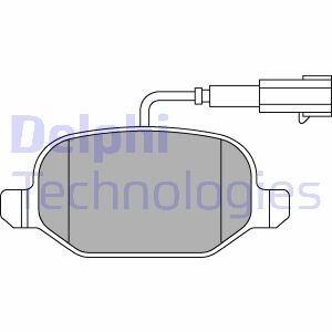 Комплект тормозных колодок, дисковый механизм Delphi LP2300