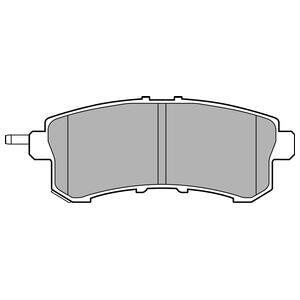 Комплект гальмівних колодок задн, INFINITI QX56, QX80 NISSAN PATROL VI 5.6 09.03- Delphi LP2447