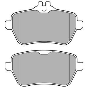 Комплект тормозных колодок, дисковый механизм Delphi LP2659