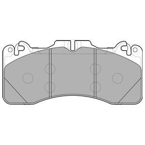 Дисковые тормозные колодки, комплект Delphi LP2760
