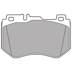Комплект тормозных колодок, дисковый механизм Delphi LP3137