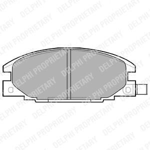 Комплект тормозных колодок, дисковый механизм Delphi LP629