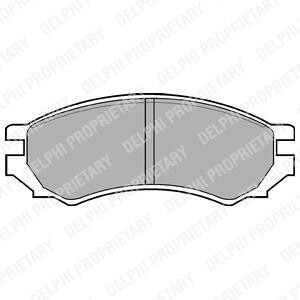 Гальмівні(тормозні) колодки Delphi LP670