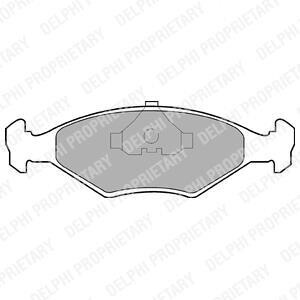 Гальмівні(тормозні) колодки Delphi LP677