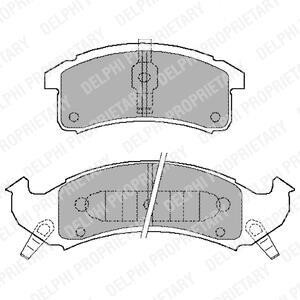 Комплект тормозных колодок, дисковый механизм Delphi LP897