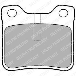 Гальмівні колодки, дискові Delphi LP991