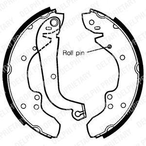 Барабанні(тормозні) колодки Delphi LS1295