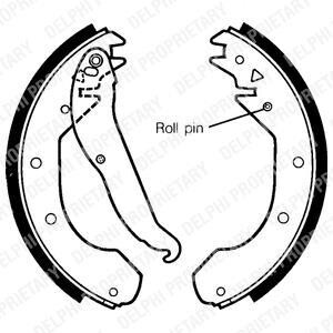Барабанні(тормозні) колодки Delphi LS1297