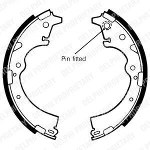 Барабанні(тормозні) колодки Delphi LS1357
