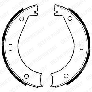 Барабанні(тормозні) колодки Delphi LS1573