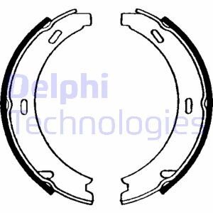 Барабанні(тормозні) колодки Delphi LS 1637