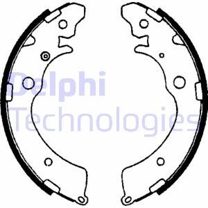 Комплект тормозных колодок Delphi LS1641