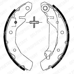 Комплект тормозных колодок Delphi LS1821