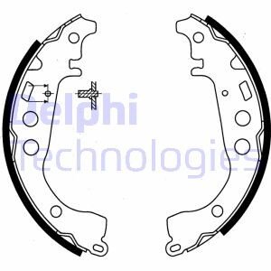 Комплект тормозных колодок Delphi LS1854