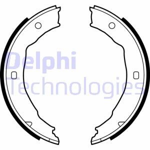 Комплект тормозных колодок Delphi LS1881