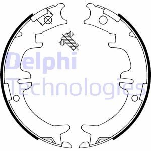 Комплект тормозных колодок, стояночная тормозная система Delphi LS1892