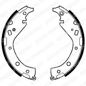 Барабанні(тормозні) колодки Delphi LS1942