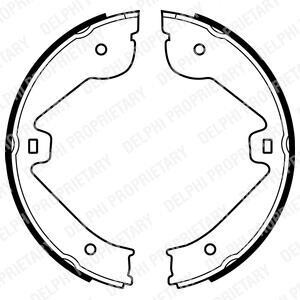 Барабанні(тормозні) колодки Delphi LS1995
