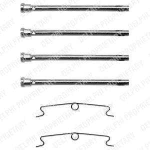 Ремкомплект гальмівних колодок Delphi LX0089