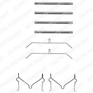 Ремкомплект гальмівних колодок Delphi LX0145