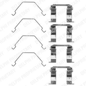 Ремкомплект гальмівних колодок Delphi LX0159