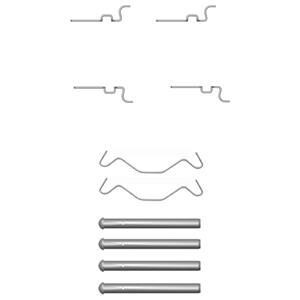 Гальмівні колодки (монтажний набір) Delphi LX0435