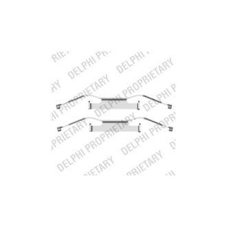 Монтажний набір гальмівної колодки Delphi LX0439