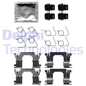 Планка супорта (переднього) прижимна (к-кт) Nissan Qashqai II/Renault Kadjar/Megane IV 13- Delphi LX0701 (фото 1)