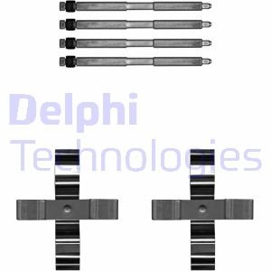 Монтажный комплект тормозных колодок Delphi LX0703 (фото 1)