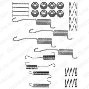 Ремкомплект барабанних(гальмівних) колодок Delphi LY1260