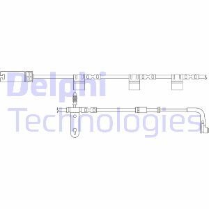 Датчик зносу,гальм.колодки Delphi LZ0233