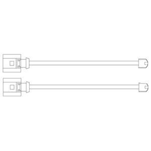 Контрольный контакт, контроль слоя тормозных колодок Delphi LZ0248