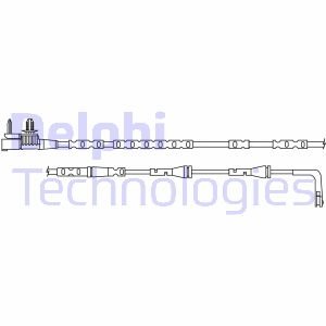 Датчик зносу,гальм.колодки Delphi LZ0316