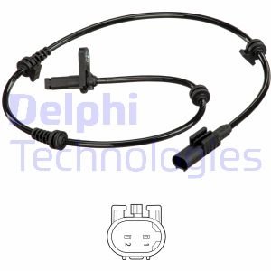 Датчик скорости оборотов колес антиблокировочной системы тормозов Delphi SS20552