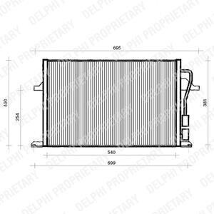 Конденсатор, кондиционер Delphi TSP0225112