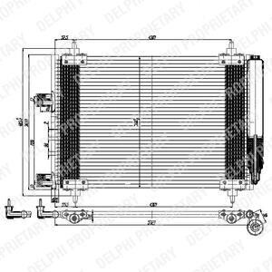 Конденсатор, кондиционер Delphi TSP0225537