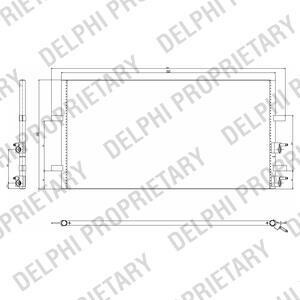 Радіатор кондиціонера Delphi TSP0225640