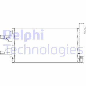 Конденсер кондиціонера Delphi TSP0225676