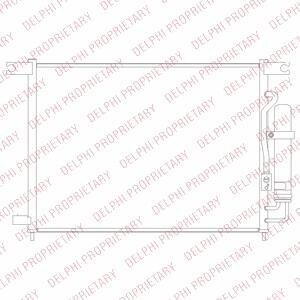 Радіатор кондиціонера Delphi TSP0225694