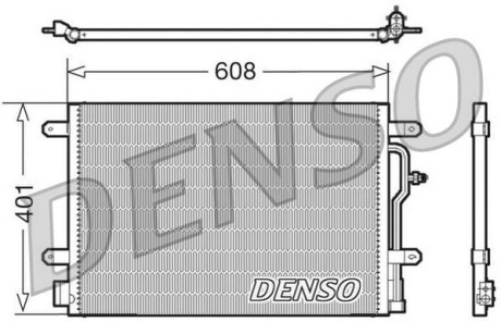 Конденсатор, кондиционер DENSO DCN02011