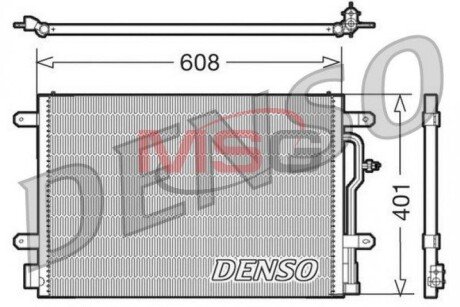 Конденсатор, кондиционер DENSO DCN02012