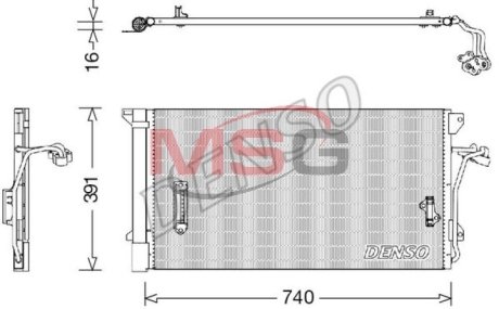 Конденсатор DENSO DCN02027 (фото 1)