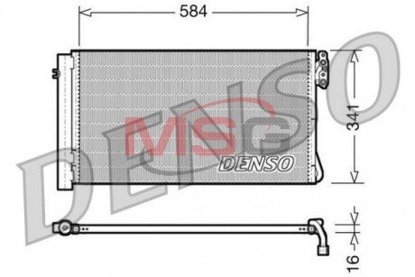 Конденсатор, кондиционер DENSO DCN05012