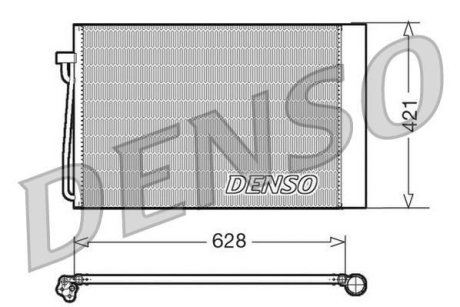 Радіатор кондиціонера DENSO DCN05018