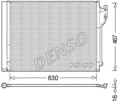 CH£ODNICA KLIMATYZACJI BMW DENSO DCN05031