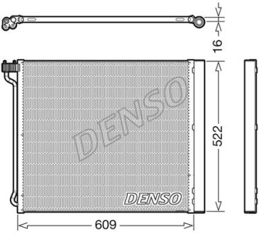 Конденсатор кондицiонера BMW X5 "12-18 DENSO DCN05034